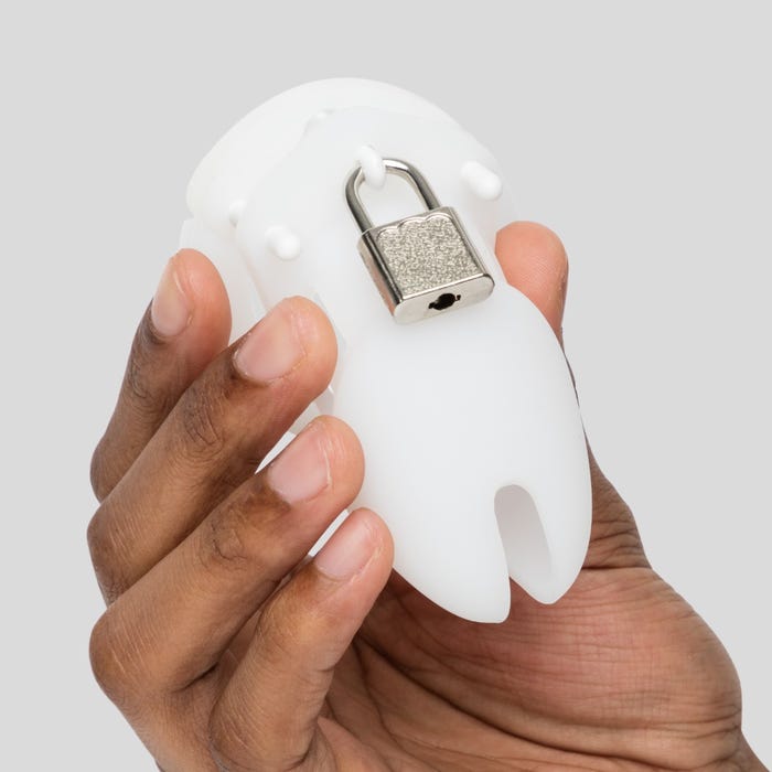 Cage de chasteté silicone 7,6 cm Deluxe DOMINIX