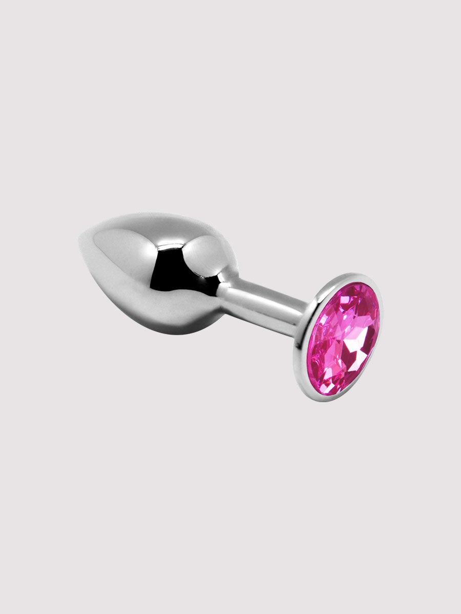 Plug anal bijou mini métal S rose