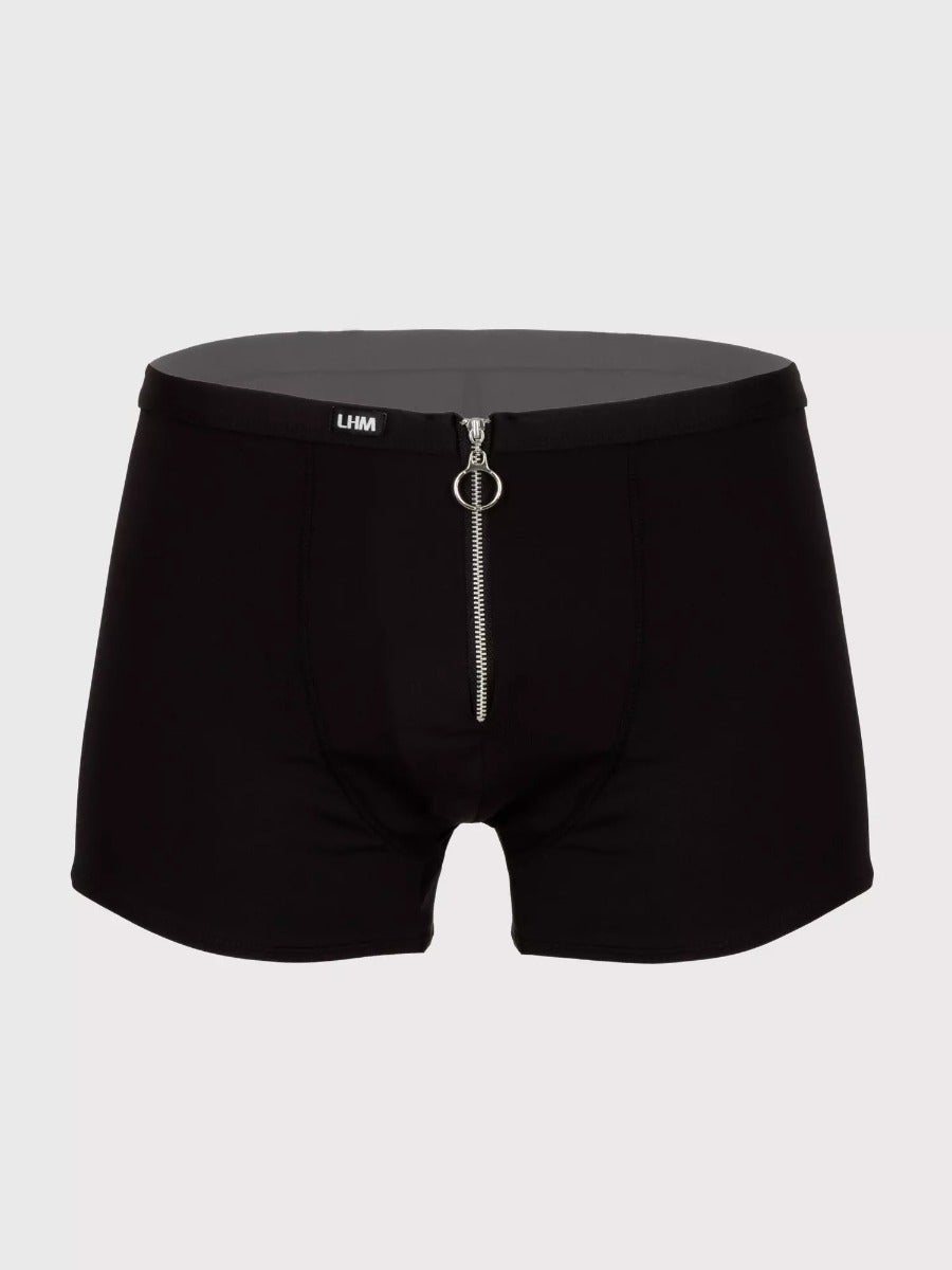 Boxer fermeture éclair noir