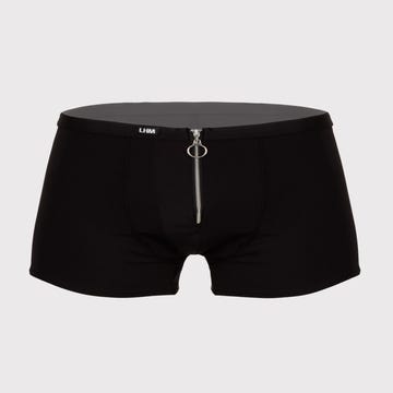 Boxer fermeture éclair noir