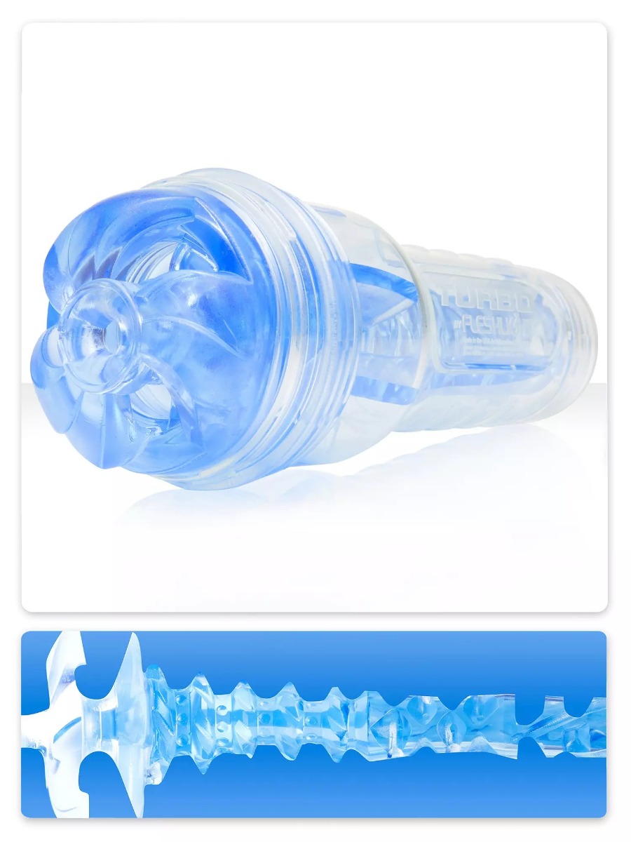 Masturbateur Turbo Thrust Blue Ice