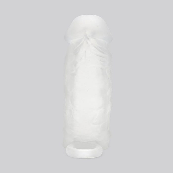 Gaine à pénis silicone +2,5 cm Mega Mighty