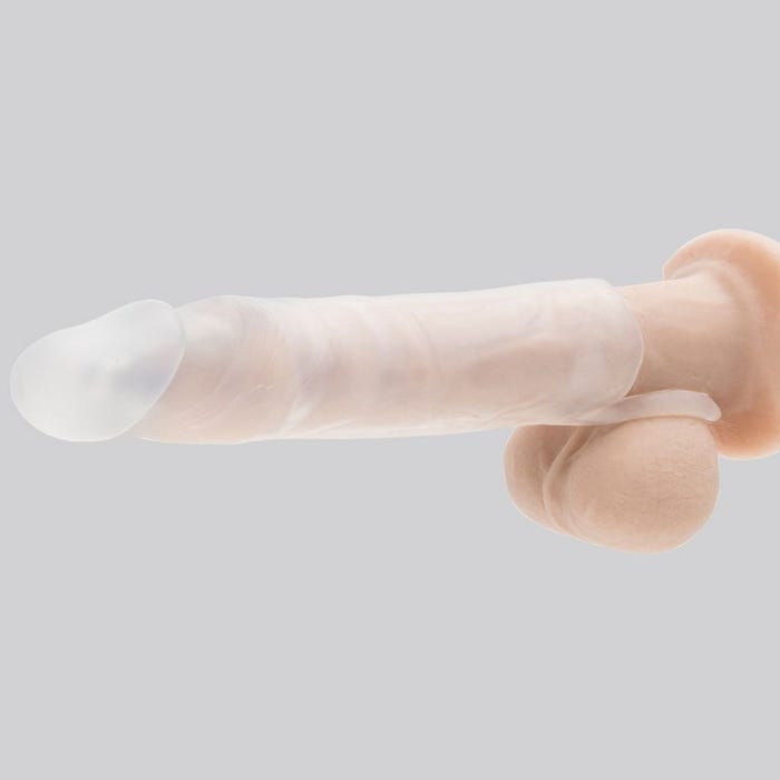 Gaine à pénis silicone +2,5 cm Mega Mighty