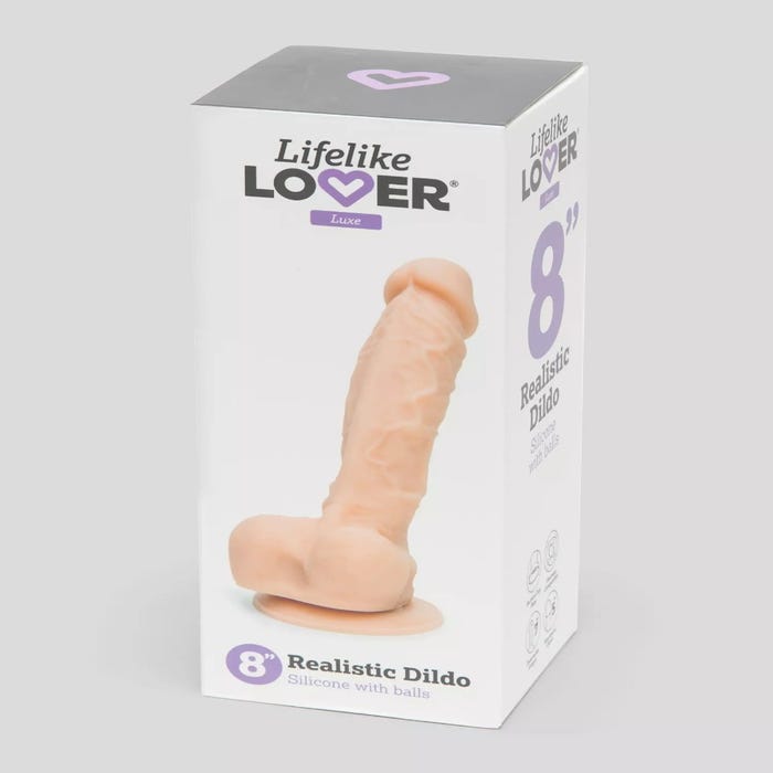 Gode ventouse silicone 20,3 cm Luxe Lifelike Lover