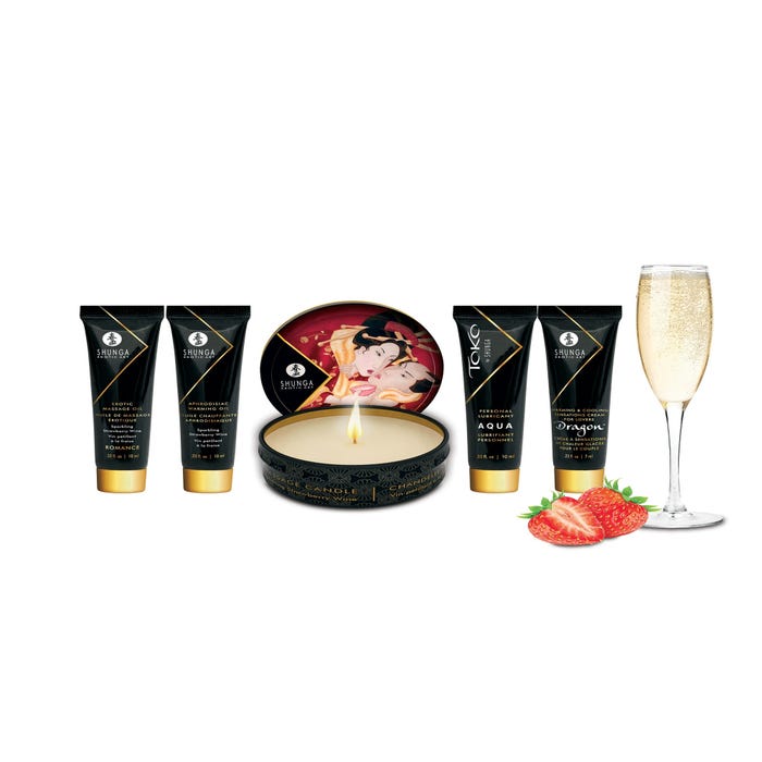 Coffret Secrets de Geisha Vin Pétillant à la Fraise
