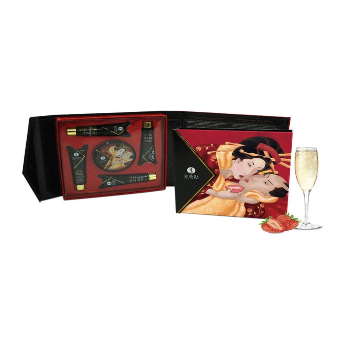 Coffret Secrets de Geisha Vin Pétillant à la Fraise