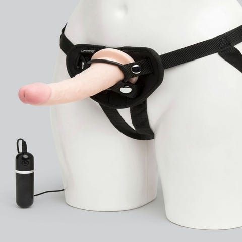 Kit gode ceinture vibrant ultra réaliste 17,8 cm Ultra Lifelike Lover