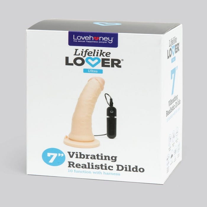 Kit gode ceinture vibrant ultra réaliste 17,8 cm Ultra Lifelike Lover