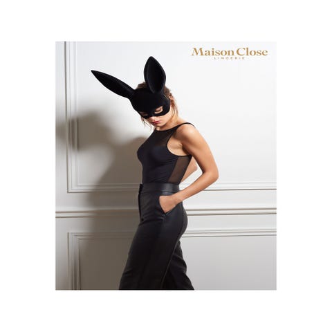 Masque Lapin avec Pompon