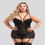 Nuisette porte-jarretelles Parisienne noir GT