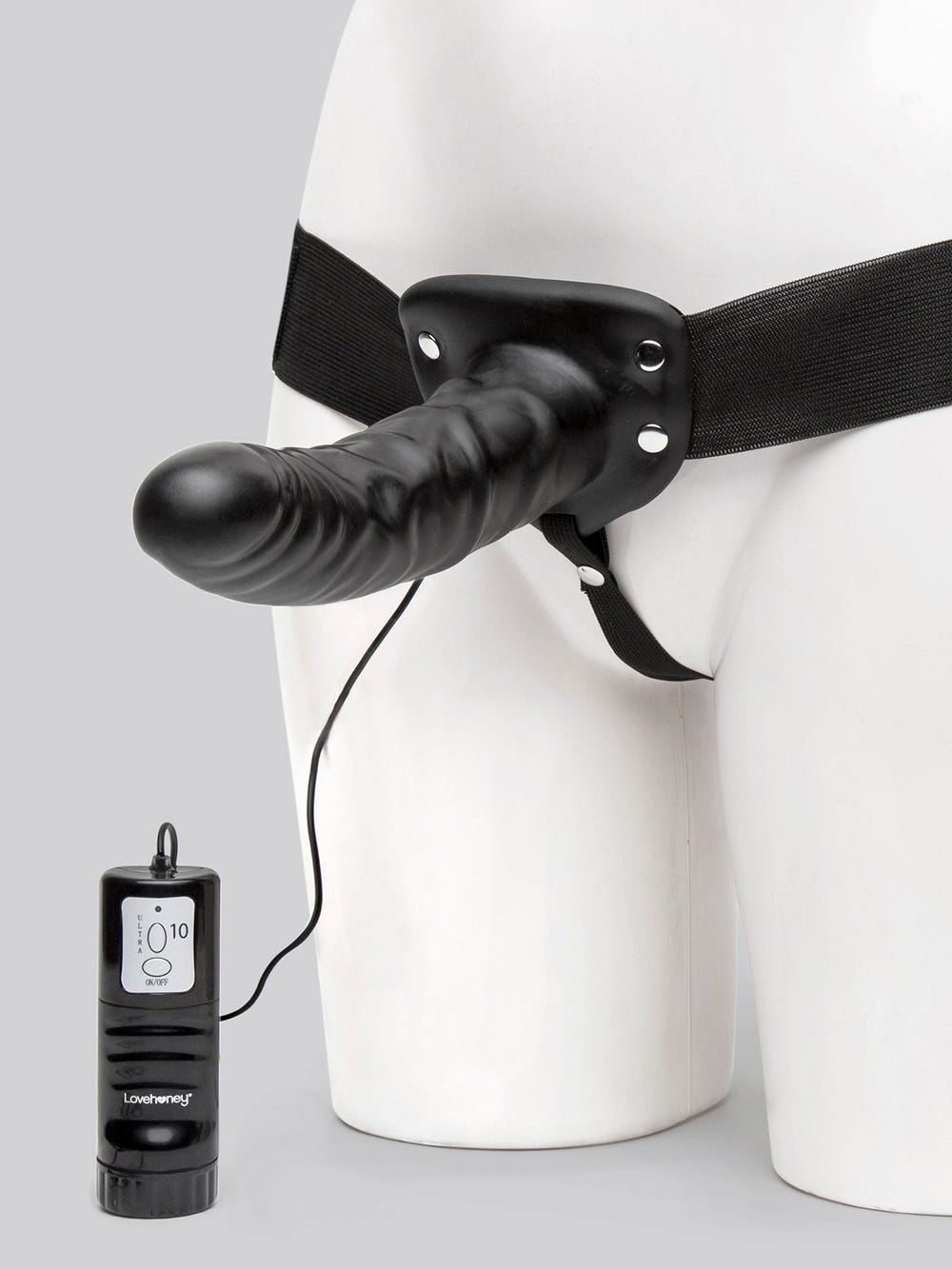 Gode ceinture creux vibrant 20,3 cm Perfect Partner