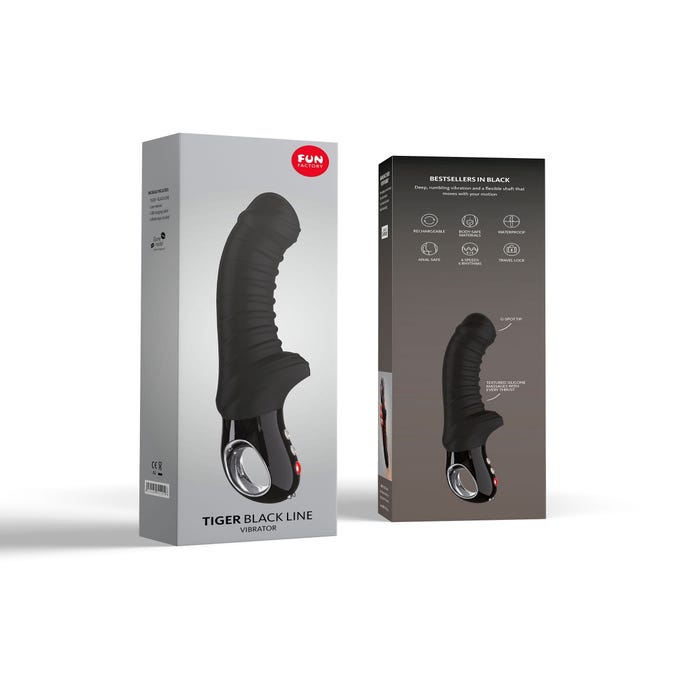 Vibromasseur Tiger Black Line
