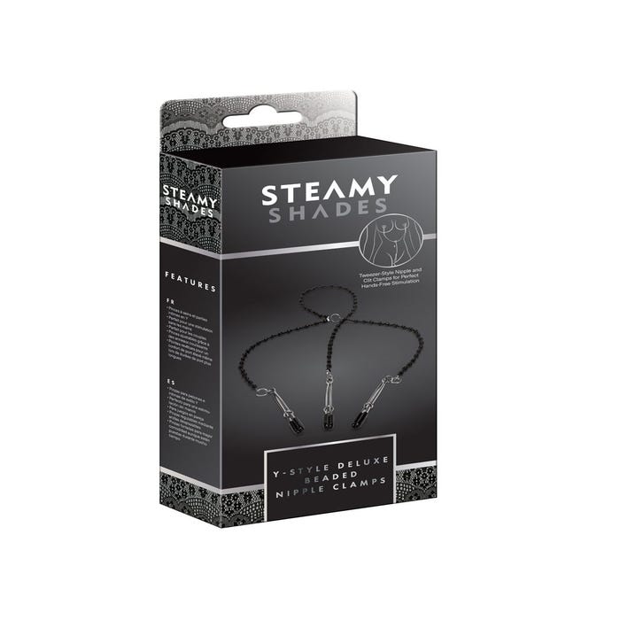 Pinces à Seins & Clitoris Y-Style Deluxe Beaded