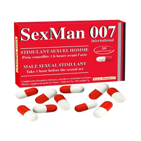 Aphrodisiaque SexMan 007 10 Gélules