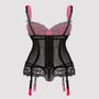 Corset porte-jarretelles Boudoir Belle fuchsia