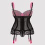 Corset porte-jarretelles Boudoir Belle fuchsia GT