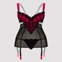 Nuisette porte-jarretelles Boudoir Belle fuchsia