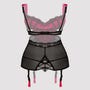 Nuisette porte-jarretelles Boudoir Belle fuchsia