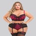 Ensemble 2 pièces ouvert Boudoir Belle fuchsia GT