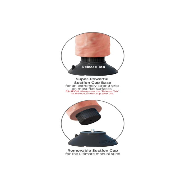 Vibromasseur Ventouse 15,2 cm King Cock