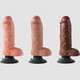 Vibromasseur Ventouse avec Testicules 25,4 cm King Cock