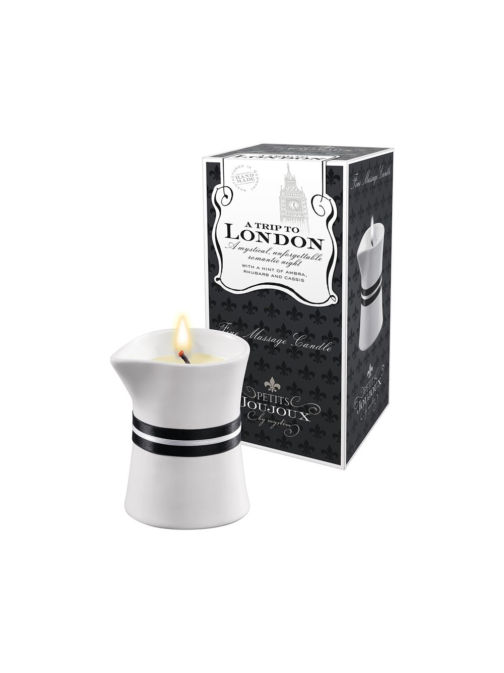 Bougie de Massage A Trip to London Rhubarbe main product photo