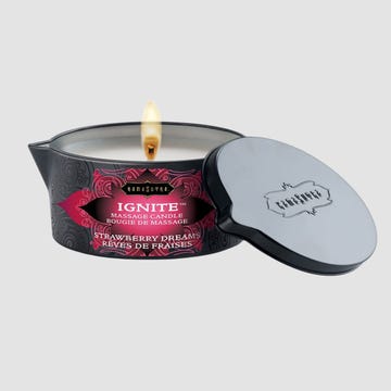 Bougie de Massage Rêves de Fraises Ignite