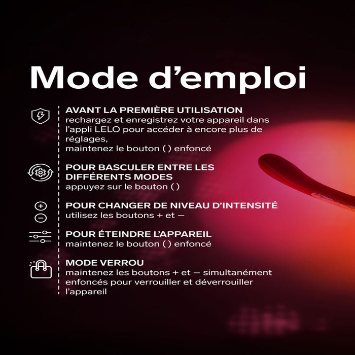 Vibromasseur double connecté LELO Boomerang violet