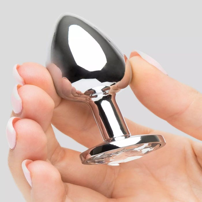 Plug anal bijou Secret Shine small transparent 124 g