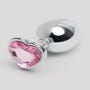 Plug anal bijou coeur Secret Shine rose medium 239 g