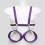 Harnais de corps avec menottes Purple Reins