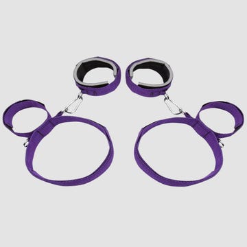 Kit d'attaches jambes et poignets Purple Reins
