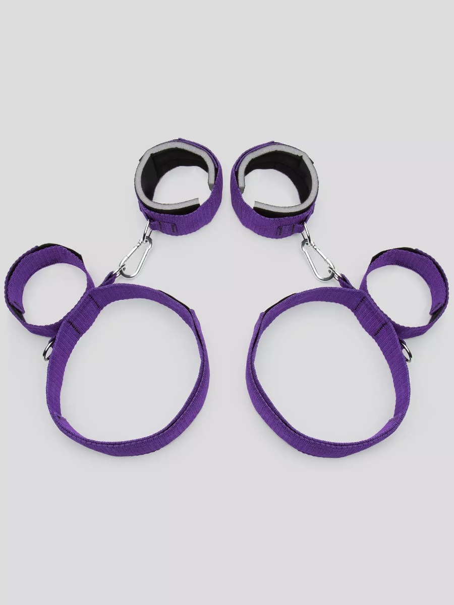 Kit d'attaches jambes et poignets Purple Reins main product photo