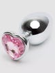 Plug anal bijou coeur Secret Shine rose large 331 g