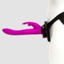 Gode ceinture vibrant rabbit rechargeable