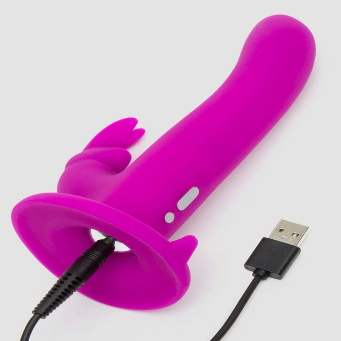 Gode ceinture vibrant rabbit rechargeable