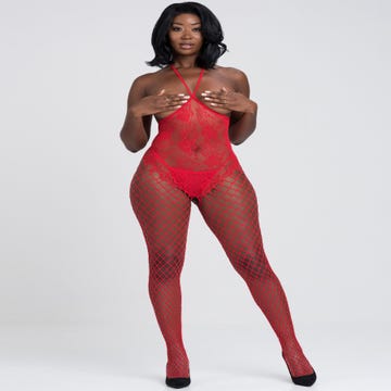 Combinaison ouverte Treasure Chest rouge