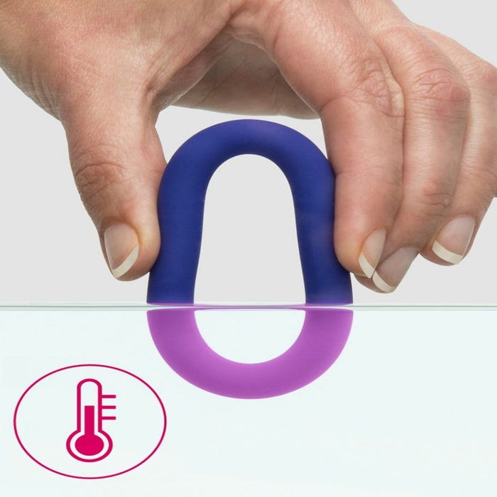 Kit de 3 cockrings silicone thermochrome Colour Play