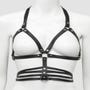 Harnais soutien-gorge en cuir Deluxe