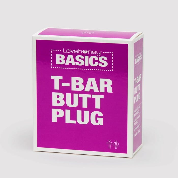 Plug anal transparent T-Bar BASICS