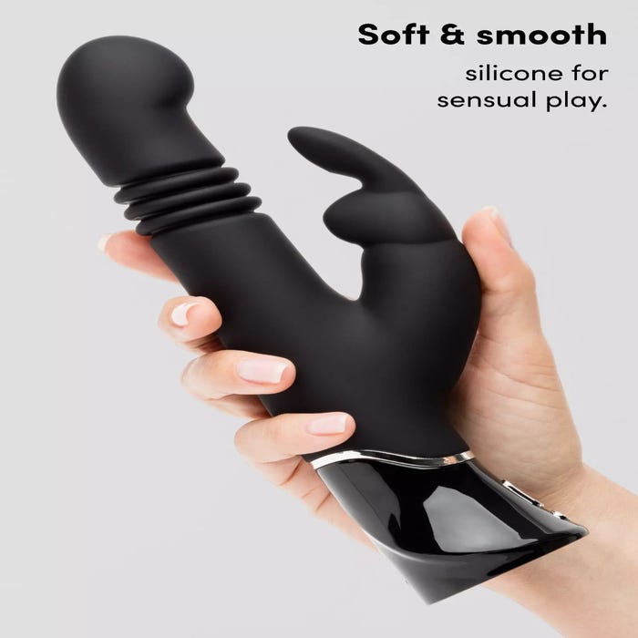 Vibromasseur rabbit va-et-vient Greedy Girl