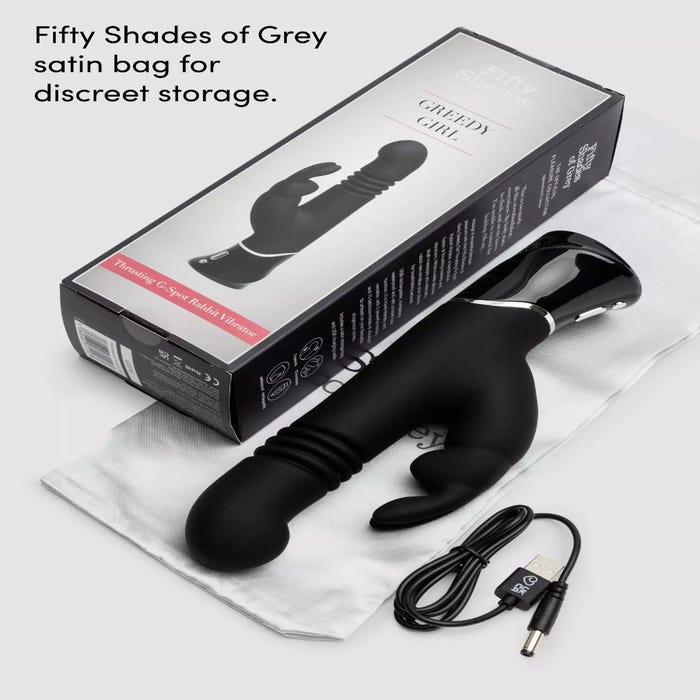 Vibromasseur rabbit va-et-vient Greedy Girl