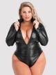 Body manches longues Fierce wetlook noir GT