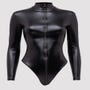 Body manches longues Fierce wetlook noir GT