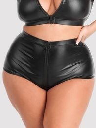 Culotte taille haute wetlook Fierce 1X/2X