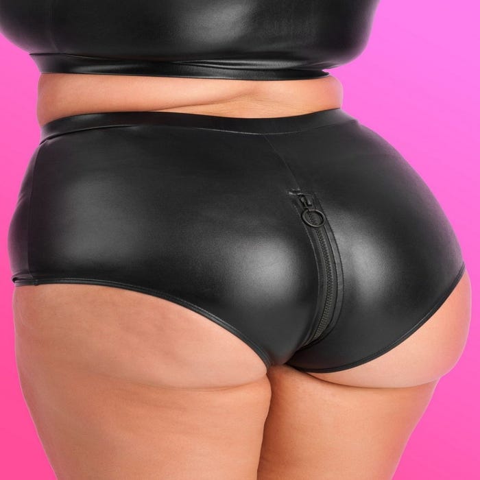 Culotte taille haute wetlook Fierce