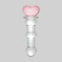 Dildo en verre Beaded Heart Sensual Glass