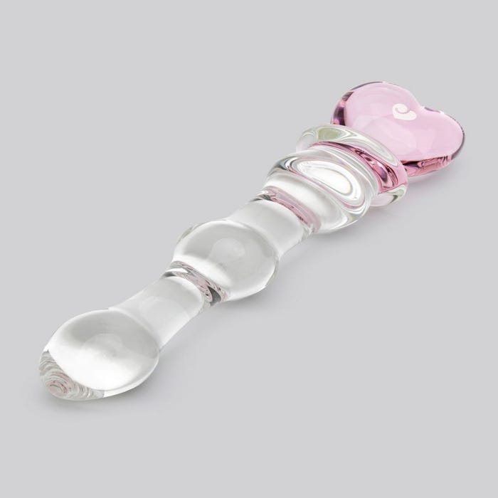 Dildo en verre Beaded Heart Sensual Glass