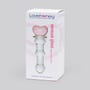 Dildo en verre Beaded Heart Sensual Glass