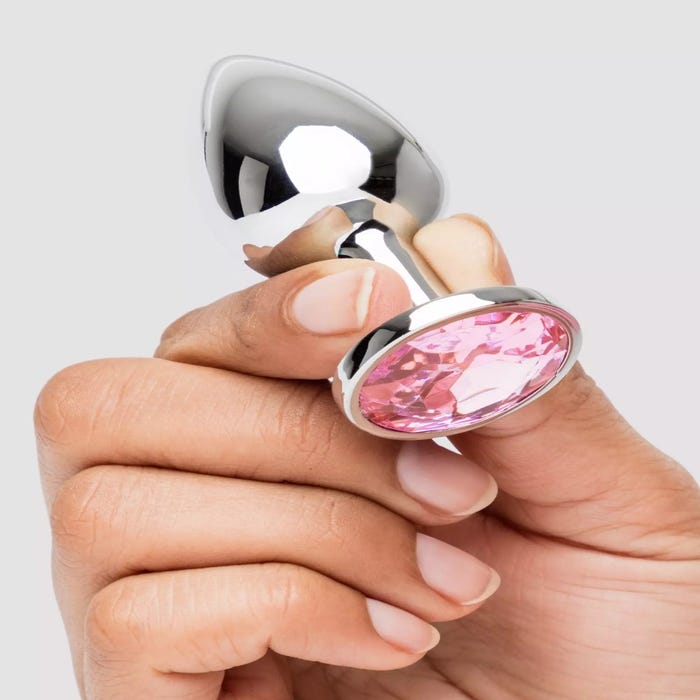Plug anal bijou Secret Shine small rose 145 g